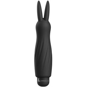 Luminous Sofia - Siliconen Rabbit Vibrator - Zwart