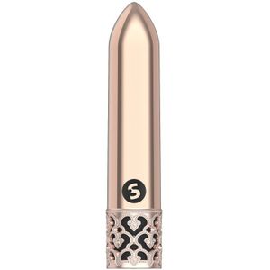 Royal Gems - Krachtige mini oplaadbare vibrator - Rose Goud
