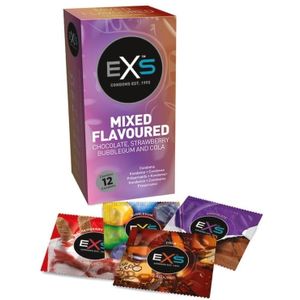 EXS Condooms – verschillende smaak condooms -12 stuks