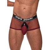 Male Power - Mini Cockring Short - Bordeauxrood