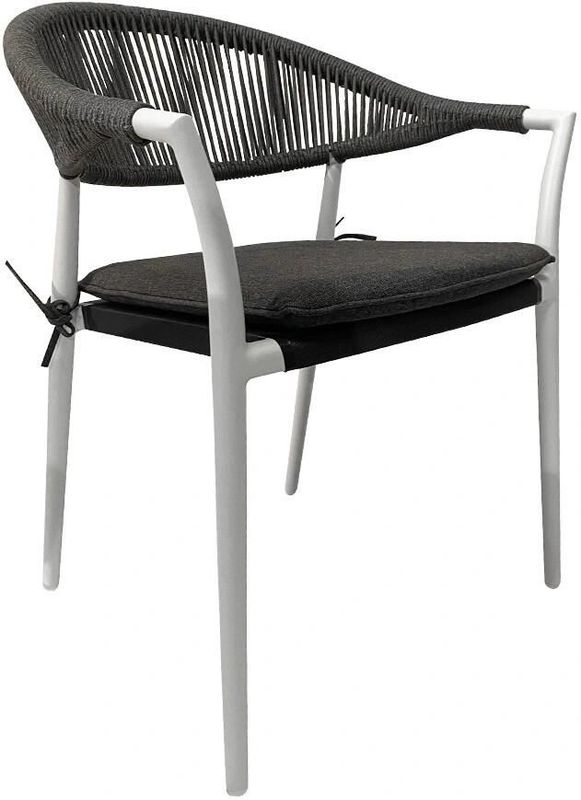 Casino Diningstoel Tweed/Wit - Own