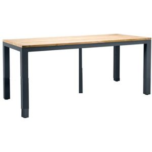 Suns Monte Vari Dining Tafel Matt Royal Grey Met Teak Top 180 x 100 cm - Suns