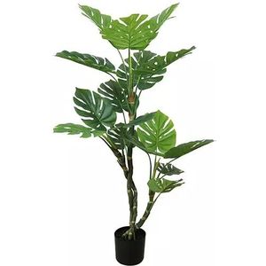 Monstera 3-stam 135 cm kunstplant - Buitengewoon de Boet