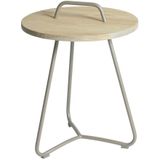Ava side table diameter48,5x63 cm taupe - Max&Luuk