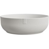 Elho - Jazz Bowl 28 - Bloempot - Zijdewit - 100% Gerecycled Plastic - Ø 27.5 x H 9.0 cm