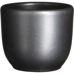 Bloempot Pot rond tusca 6.5 x 7.5 cm antraciet Mica - Mica decorations