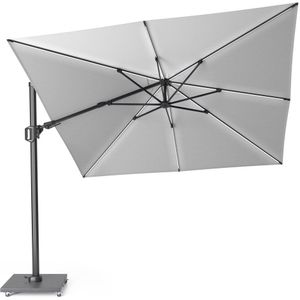 Zweefparasol Challenger T2 Glow 300x300 cm zonwering - Platinum