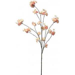 Kunst Prunus Tak 126 cm - Roze - Nova nature