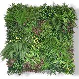 Kunsthaag Mat 100x100 cm - Bonte Planten - Buitengewoon de boet