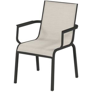 Gina Alu Sling stackable arm chair I - Hartman