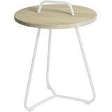 Ava side table diameter48,5x63 cm stonewhite - Max&Luuk