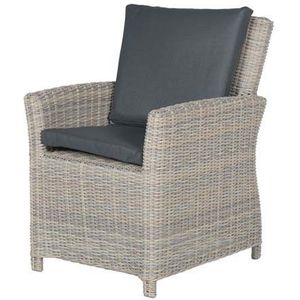 Vancouver dining fauteuil vint. willow Hdiameter6mm/ antraciet - Garden Impressions