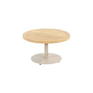 Volta teak salontafel centrale poot latte 60 cm dia. H35 cm 4SO - 4so