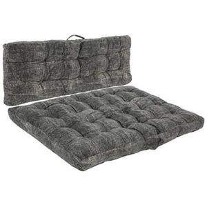 Set Palletkussens Antraciet - Buitengewoon de boet