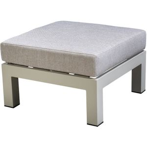 Yoi - Midori ottoman aluminium salix/flax beige AW