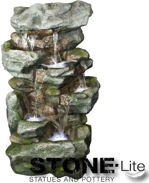 Fontein delaware l49b42h100 cm Stone-Lite - Stonelite