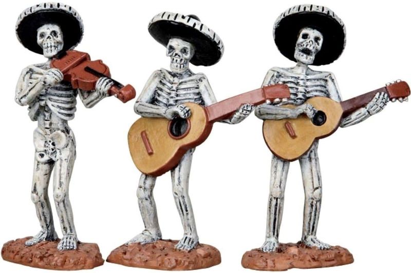 Skeleton mariachi band set of - Lemax