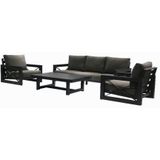 Greystone loungeset 4 delig antraciet - Driesprong Collection