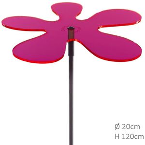 Zonnevanger 1 stuk Lotta Rood-Roze (kleur fuchsia) 120 cm Cazador Del Sol - Cazador del sol