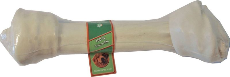 Knoopkluif wit 26 cm met banderol - Gebr de boon