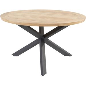 Taste Prado Dining Tafel Teak Antracite dia. 130 cm - 4so