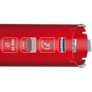 Carat diamantboor Ø122mm droogboren lengte 340mm Dustec