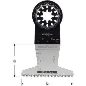 Starlock Multitool Japanse vertanding voor hardhout 65x40mm 10stuks
