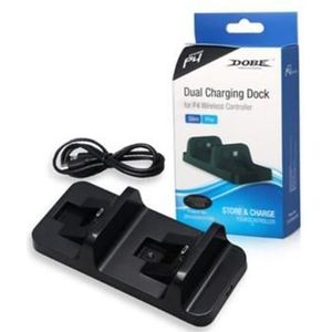 DOBE Dubbel oplaadstation voor PS4 draadloze controllers