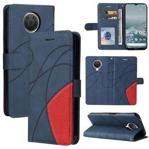 Bi-Color Series Nokia G10/G20 Wallet Case - Blauw