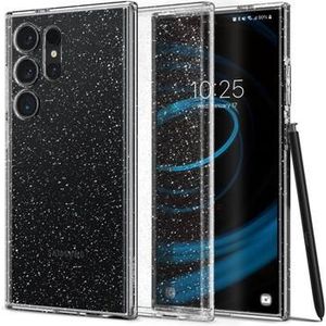 Samsung Galaxy S24 Ultra Spigen Liquid Crystal Glitter Hoesje - Doorzichtig