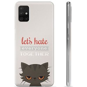 Samsung Galaxy A51 TPU-hoesje - Angry Cat