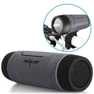 Zealot S1 6-in-1 multifunctionele Bluetooth-luidspreker - donkergrijs