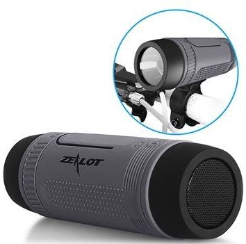 Zealot S1 6-in-1 multifunctionele Bluetooth-luidspreker - donkergrijs