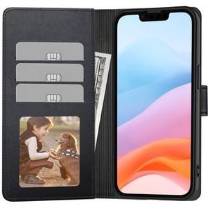 iPhone 16e Tech-Protect Portemonnee Hoesje Met Magneet & Standaard - Zwart