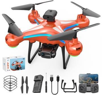 Drone met HD Dubbele Camera & Afstandsbediening AE11 - Oranje