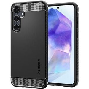 Samsung Galaxy A55 Spigen Rugged Armor TPU Hoesje - Zwart