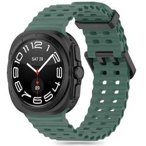 Samsung Galaxy Watch Ultra Tech-Protect Iconband Pro TPU-riem - 47mm - Legergroen