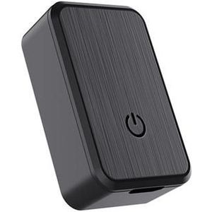 Mini magnetische GPS-tracker GF08 - SIM-kaart, MicroSD, Google Maps - Zwart