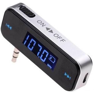 Universele draadloze FM-zender met 3.5mm AUX, LCD-scherm