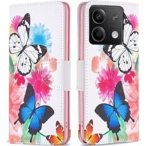 Xiaomi Redmi Note 13 Wonder Series Portemonnee Hoesje - Vlinders