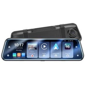 Yesido KM24 CarPlay/Android Auto Streaming Achteruitkijkspiegel Dash Cam