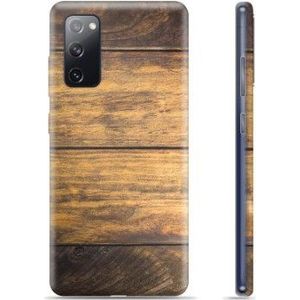 Samsung Galaxy S20 FE TPU Hoesje - Hout