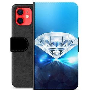 iPhone 12 mini Premium Portemonnee Hoesje - Diamant