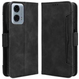 Motorola Moto G34 Cardholder Series Portemonnee Hoesje - Zwart