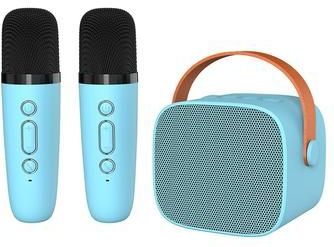 P2 Kinderkaraoke Bluetooth Speaker met 2 Microfoons - Blauw