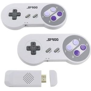 SF900 - Draadloze Spelconsole - HDMI Uitgang - 4700 Games - Gamepad