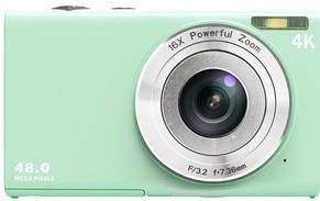 DC402-AF 4K Kids 48MP Digitale Camera Auto Focus 16X Digitale Zoom Vlogging Camera voor Tieners - Lichtgroen