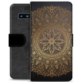 Samsung Galaxy S10+ Premium Wallet Hoesje - Mandala