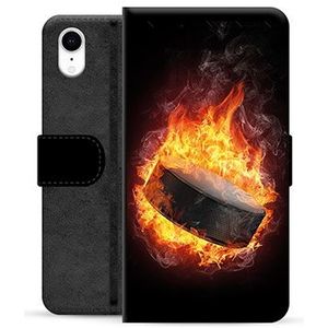 iPhone XR Premium Portemonnee Hoesje - IJshockey