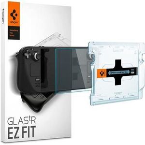 Spigen Steam Deck Screenprotector Gehard Glas Met Montage Frame - Transparant